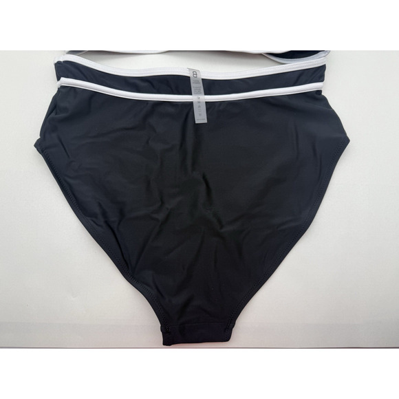 Blooming Jelly Womens High Waist Bikini Sets Sporty Color Block 2pc Swimsuit M.. - Picture 7 of 12